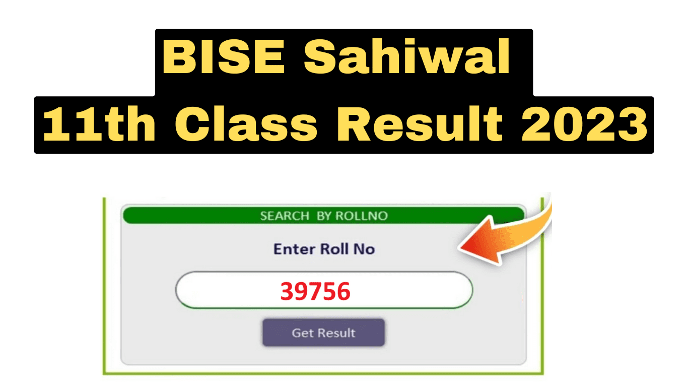 BISE Sahiwal 11th Class Result 2023