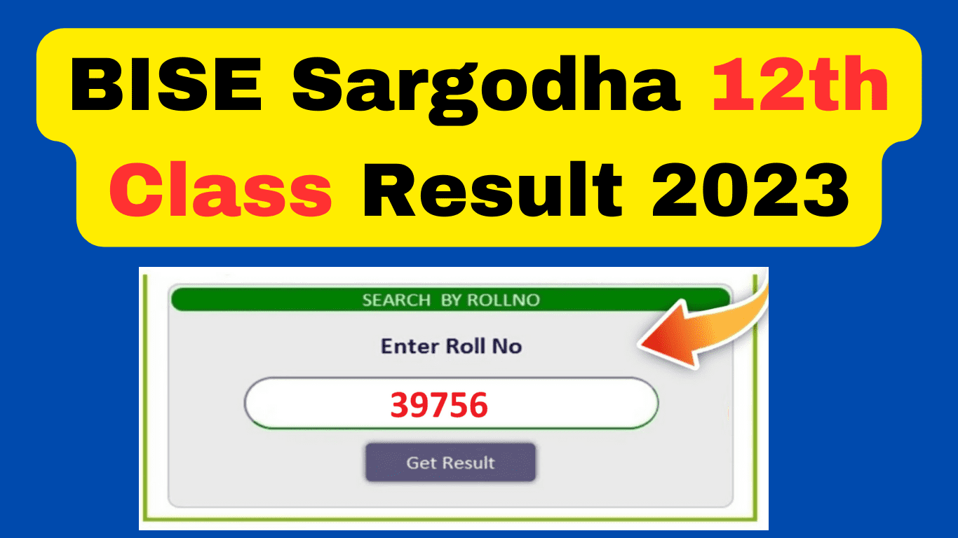 BISE Sargodha 12th Class Result 2023